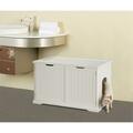 Merry Products Cat Washroom Bench in White MPS010